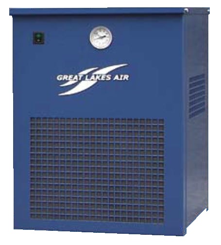 Great lake air EDR series high inlet temperature refrigerated dryers